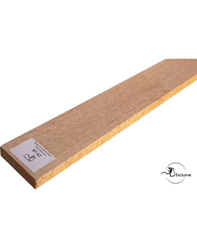 Mango de arce ojo de pájaro MB Exclusive para guitarra eléctrica, pieza única, superficie lijada sin tratamiento 2