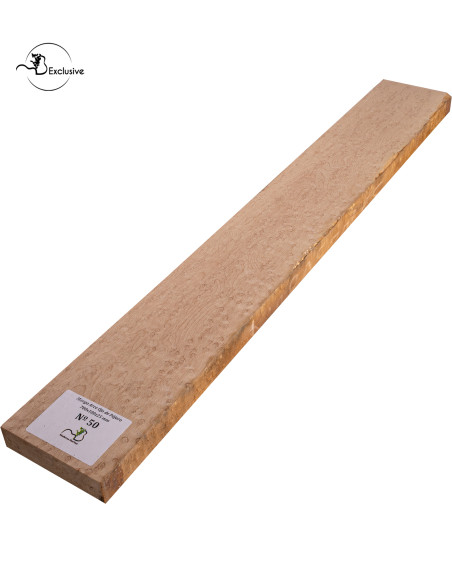 Birdseye maple neck blank MB Exclusive for electric guitar, one of a kind piece, sanded surface