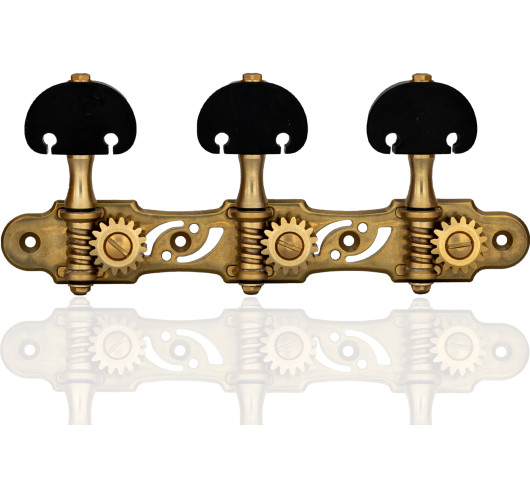 Mécaniques Gotoh 35G510S X Gold KB vue générale guitare classique