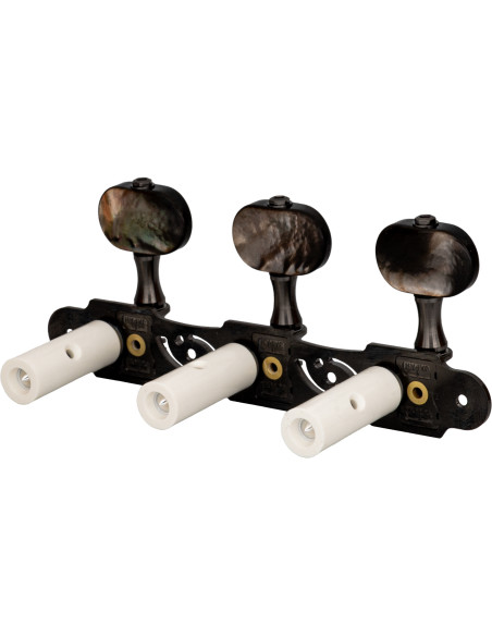 Clavijero Gotoh 35G510S Cosmo Black detalle del poste y rodillo