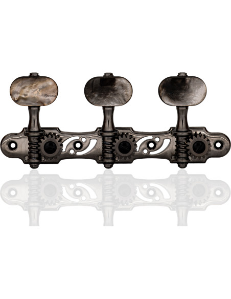 Gotoh 35G510S Cosmo Black black mother of pearl classical guitar tuners overview