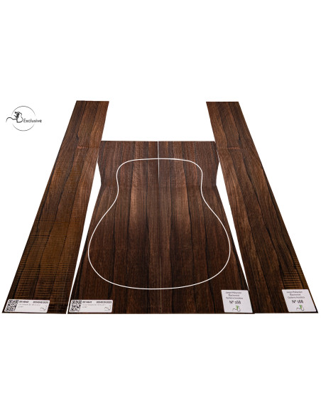 Malaysian Blackwood acoustic guitar set MB Exclusive — Maderas Barber