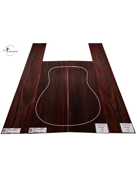 Juego Bois de Rose guitarra acústica MB Exclusive Nº220 — Maderas Barber
