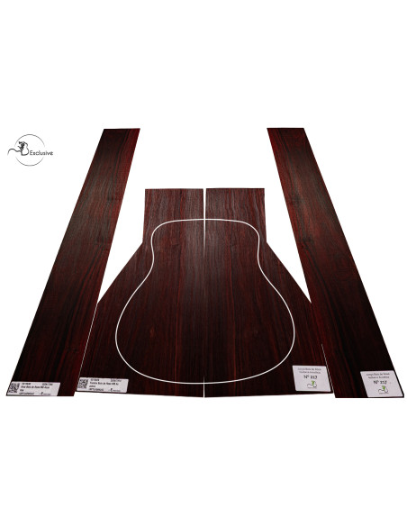 Juego Bois de Rose guitarra acústica MB Exclusive Nº217 — Maderas Barber