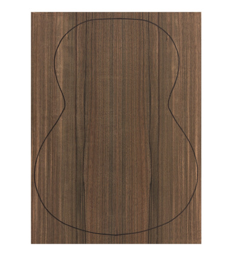 Back Green Ebony Outer Face 0,5 mm. + Sapele Inner Face (550x400x2,2/2,4 mm.)