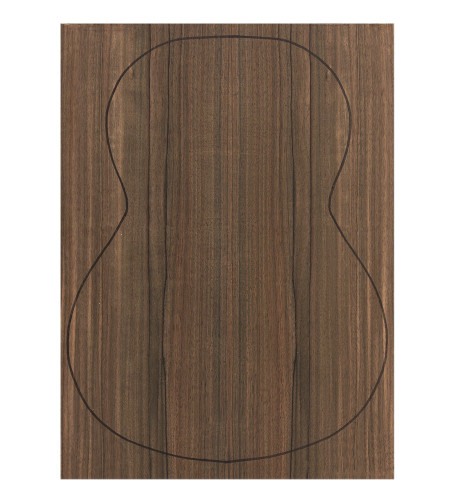 Fond Contreplaqué Malaysian Blackwood 0,5 mm + Sapelli Guitare Classique
 (550x400x2,2/2,4 mm.)