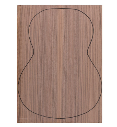 Back Walnut Outer Face 0,5 mm. + Walnut Inner Face (550x400x2,2/2,4 mm.)