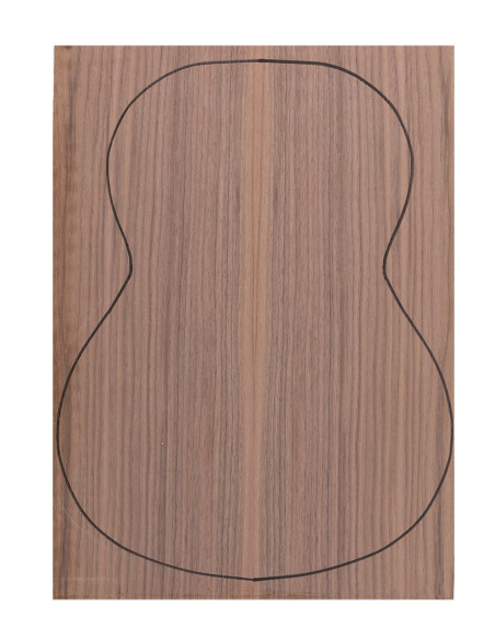 Back Walnut Outer Face 0,5 mm. + Walnut Inner Face (550x400x2,2/2,4 mm.)