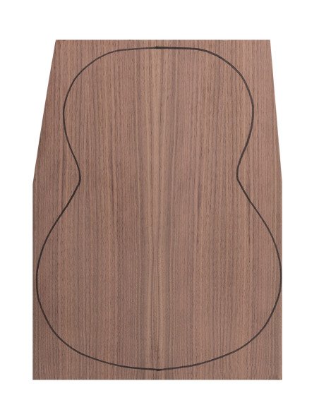 Walnut + sapele laminated classical guitar backs