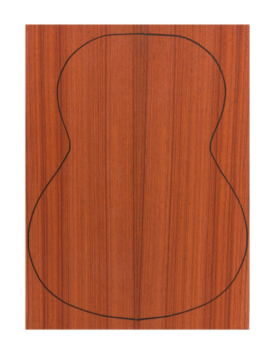 Fond Contreplaqué Padouk 0,5 mm + Padouk Guitare Classique (550x400x2,2/2,4 mm.) 2