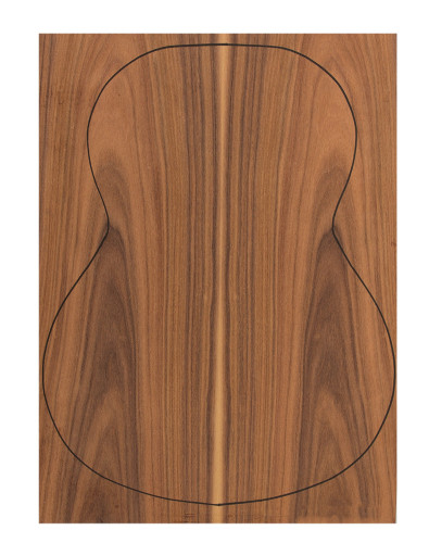 Back Santos Rswd. Outer Face 0,5 mm. + Sapele Inner Face (550x400x2,2/2,4 mm.)