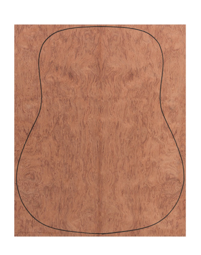 Fond Contreplaqué Bubinga 0,5 mm + Sapelli Guitare Acoustique
(550x440x2,2/2,4 mm.) 2