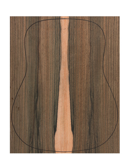 Malaysian Blackwood + Malaysian Blackwood Plywood Acoustic Guitar Back