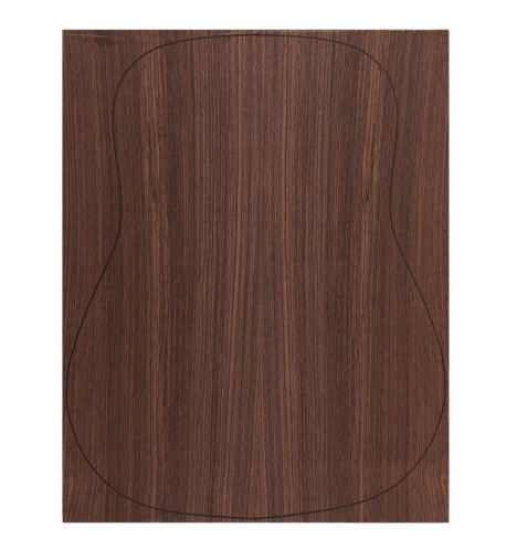 Back Indian Rosewood acoustic guitar plywood