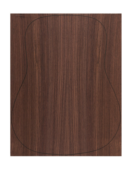 Fond Contreplaqué Palissandre Indien 0,7 mm + Sapelli Guitare Acoustique
(550x440x2,2/2,4 mm.)