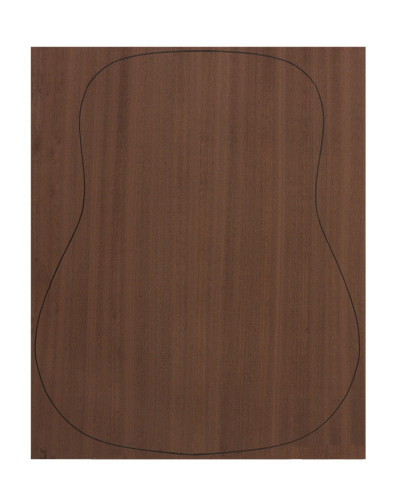 Fond Contreplaqué Sapelli Teinté 0,7 mm + Sapelli Teinté Guitare Acoustique
(550x440x2,2/2,4 mm.)