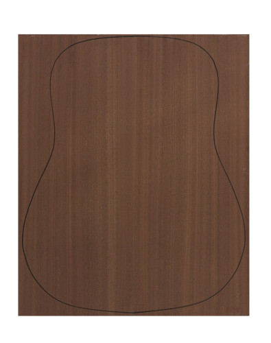 Fond Contreplaqué Sapelli Teinté 0,7 mm + Sapelli Guitare Acoustique (550x440x2,2/2,4 mm.)