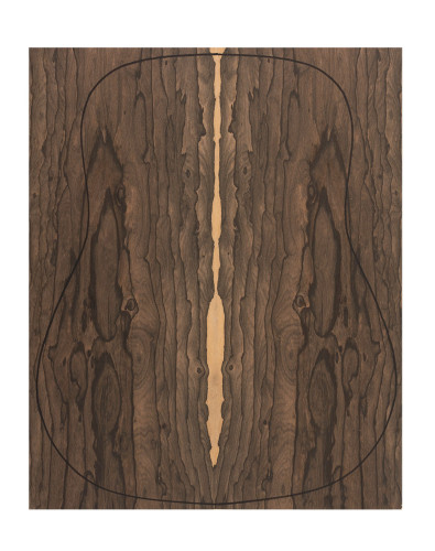 Back Ziricote Outer Face 0,6 mm. + Ziricote Inner Face (4 pieces) (550x440x2,2/2,4 mm.) 2