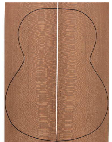 Fondo Brazilian Lacewood Especial (550x200x4 mm)x2