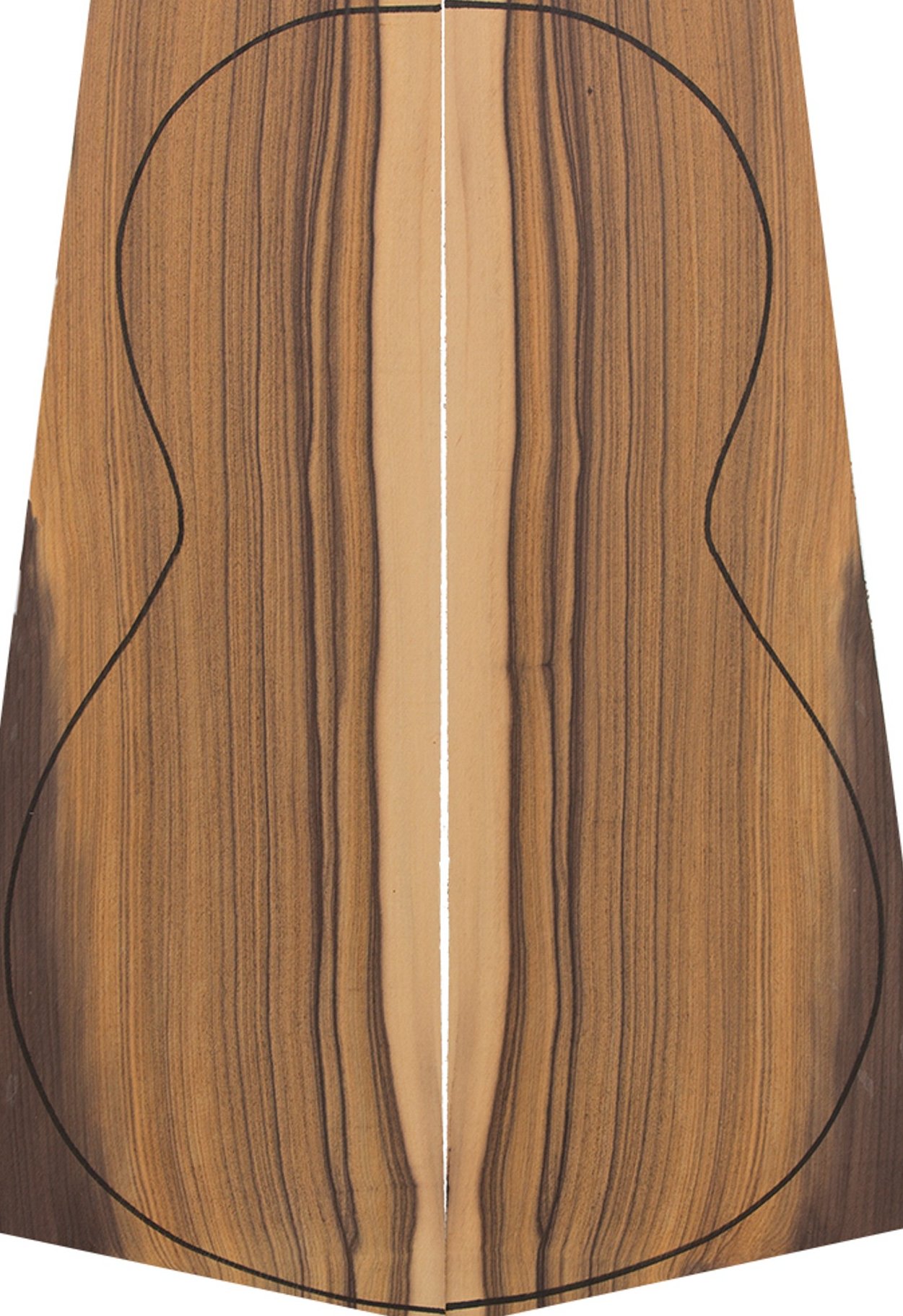 Fonds Pau Ferro Étroit Guitare Classique (500/550x170/190x4 mm)