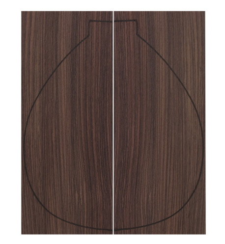 Santos Rosewood Back (400x160x4 mm)x2