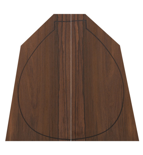 Madagascar Rosewood Backs (CITES) (400x160x4 mm)x2