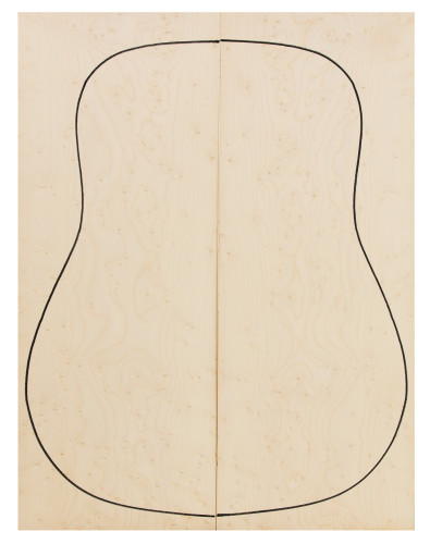 Birdseye maple guitar