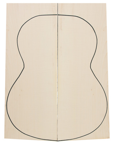curly maple guitar back