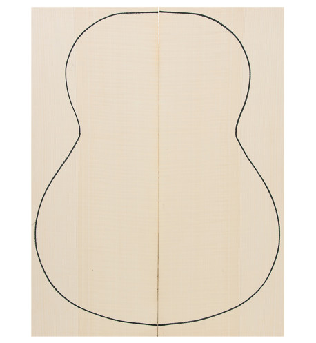 Flame maple guitar back