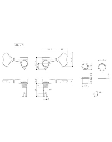 Clavijero Gotoh® Negro... 2