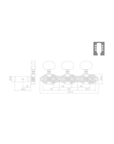 Clavijero RM-1188G-7F 2