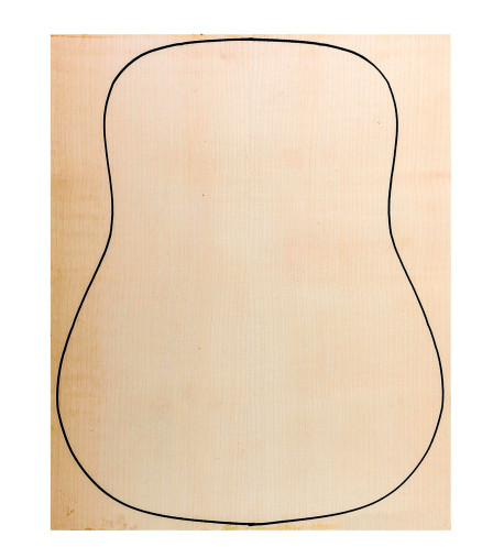 Fond Contreplaqué Sycomore 0,5 mm + Sycomore Guitare Acoustique