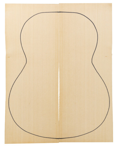 Abeto Sitka tapa guitarra