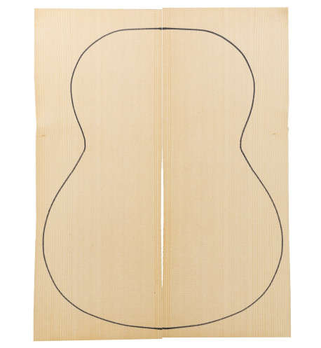 Abeto Sitka tapa guitarra