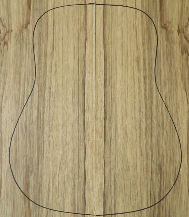 Black Limba Backs for Acustic Guitar