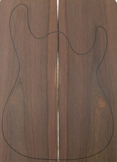 Madagascar Rosewood Drop Top for Electric 2