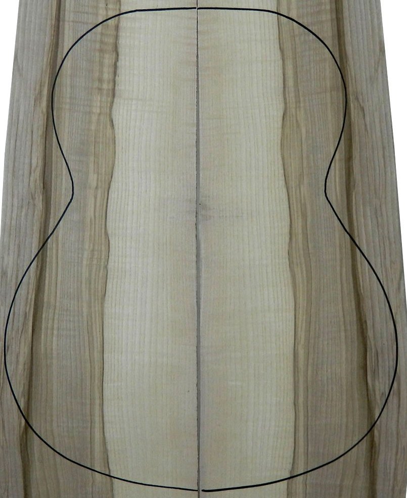 Curly Ash Back Classic Guitar