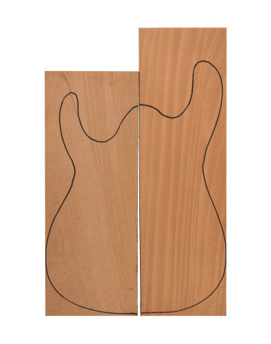 Cuerpo Caoba Asimétrico 530x160x50mm + 460x160x50