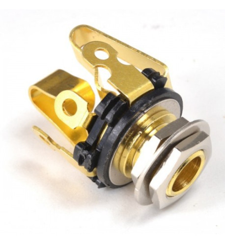 Jack Socket Gold Stereo JSBS professional