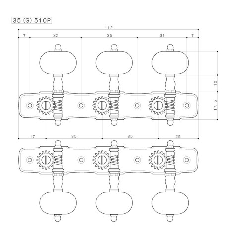 Gotoh guitar machine deals heads