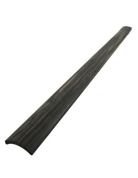 B Ebony Round Finished Double Bass Fingerboard