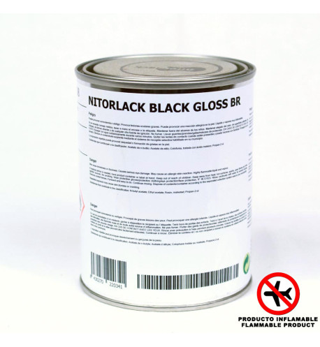 NITORLACK BR Gloss Black (500ml)