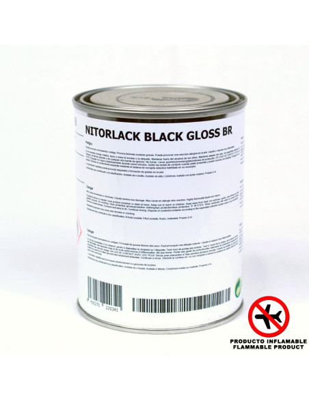 NITORLACK BR Gloss Black (500ml)