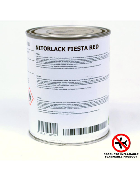 Rojo Fiesta NITORLACK (500ml)