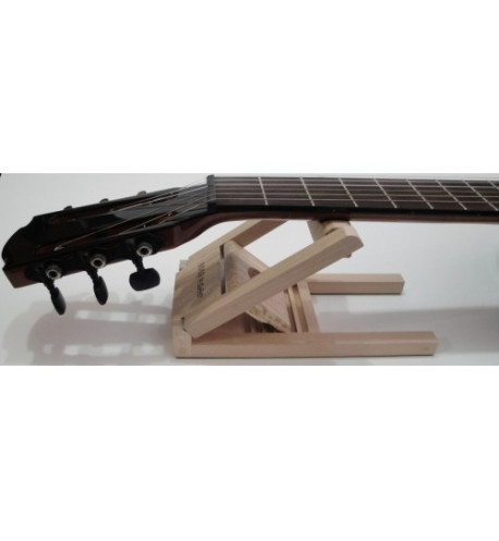 Wooden guitar neck rest foldable and adjustable