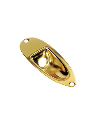 Gold recessed jack plate