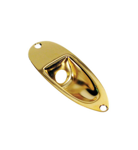 Gold recessed jack plate