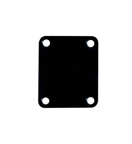 Rectangular black neck mounting plate