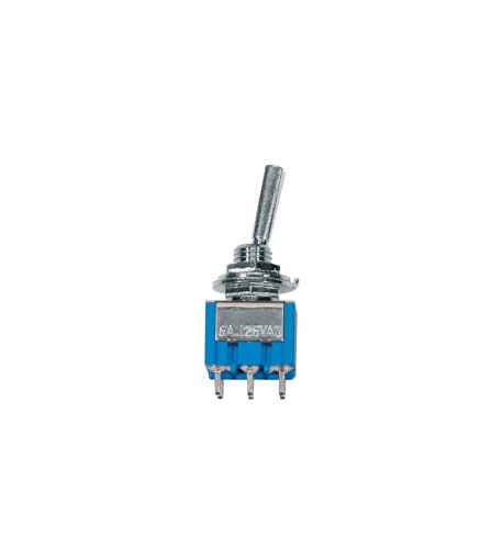 Mini toggle switch 3-way on-off-on