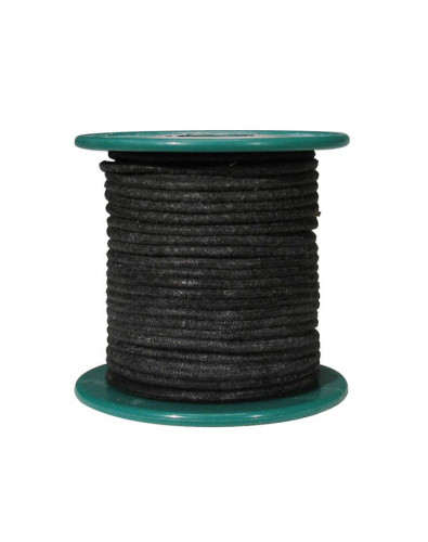 15 m black cloth covered wire